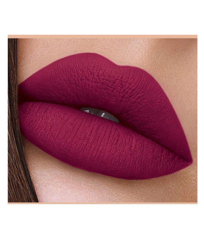 maroon pink lipstick