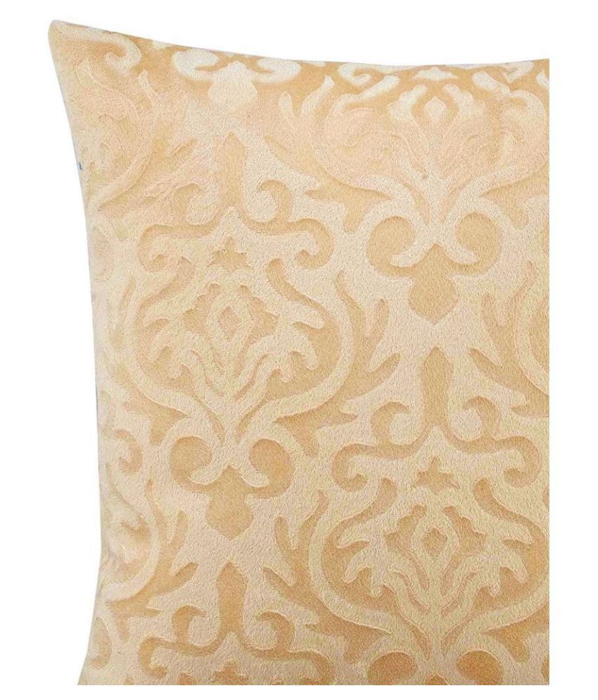 S N TRADERS Set of 2 Velvet Cushion Covers 60X60 cm (24 X 24) Buy