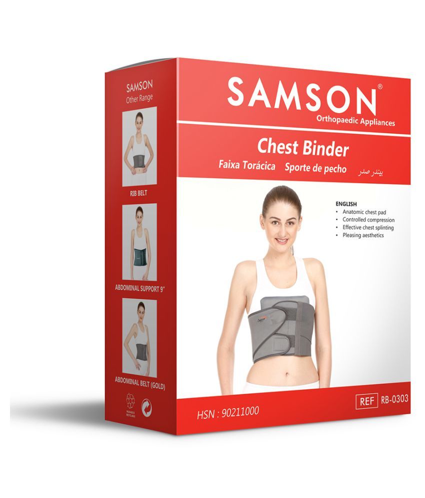 SAMSON HEALTHCARE Chest Binder(Xl,Grey) XL Buy SAMSON HEALTHCARE Chest