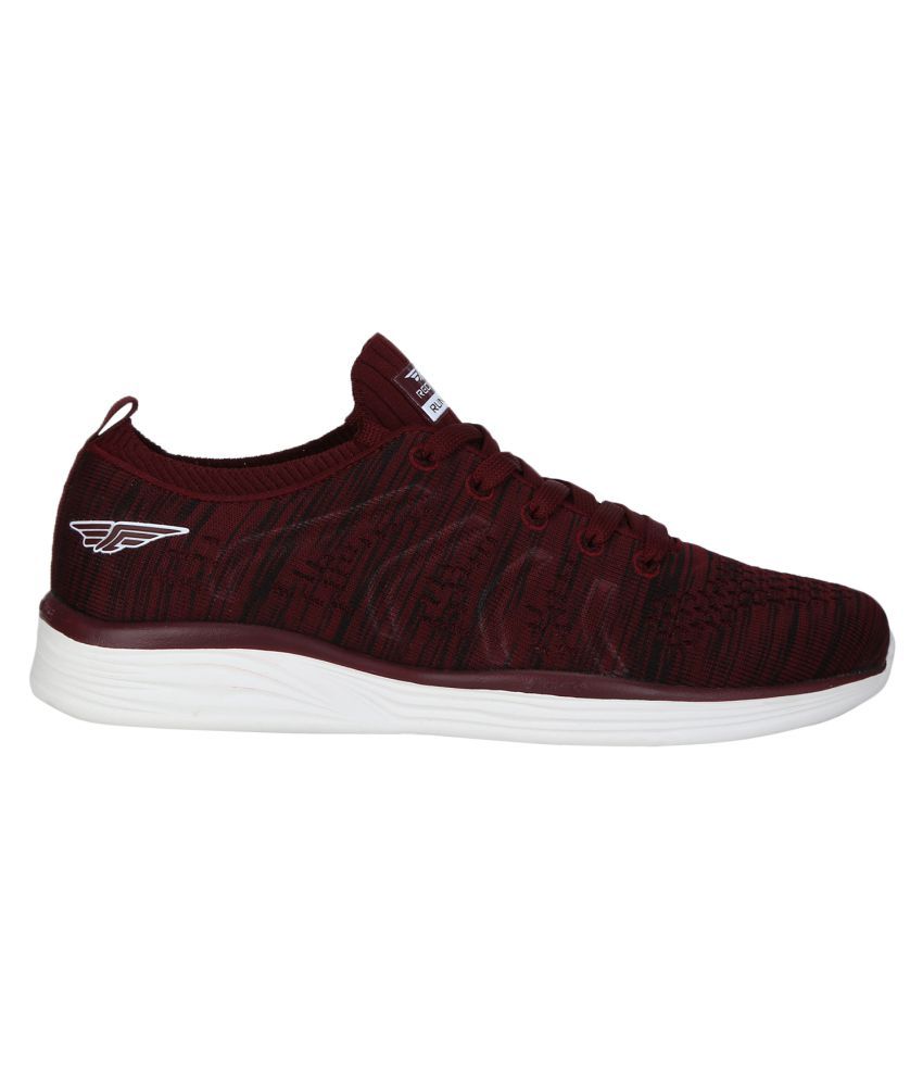 Red tape maroon running shoes Clearance