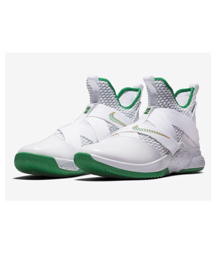 lebron white and green