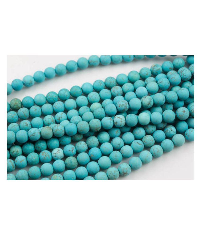 8 mm Turquoise Matte Round Natural Agate stone Beads: Buy 8 mm ...