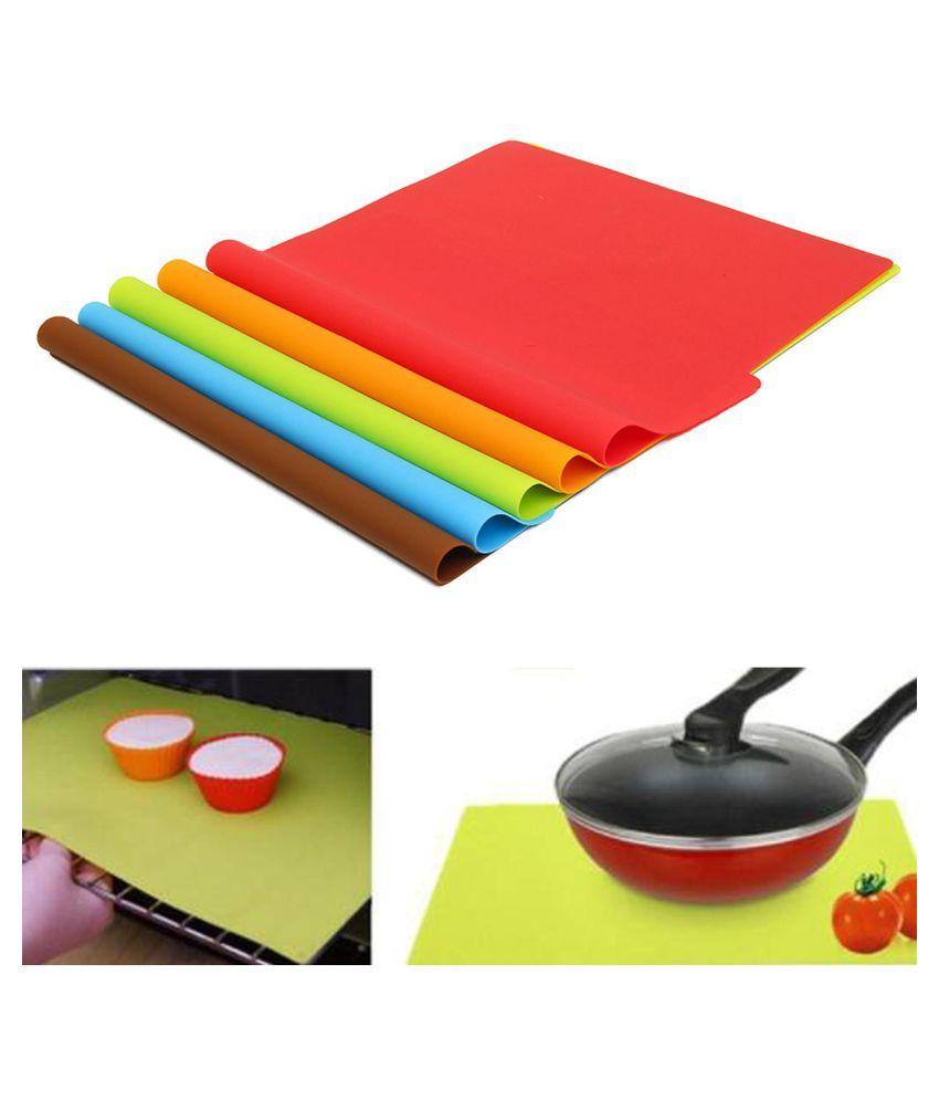 Buy Silicone Pastry Bakeware Mat Dough Rolling Sheet Cake Pizza Pie