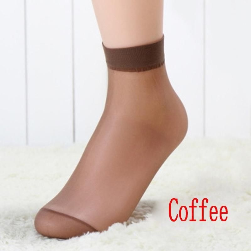 10 Pairs Sexy Ultra Thin Elastic Silky Short Silk Stockings Women Ankle Socks Buy 10 Pairs Sexy