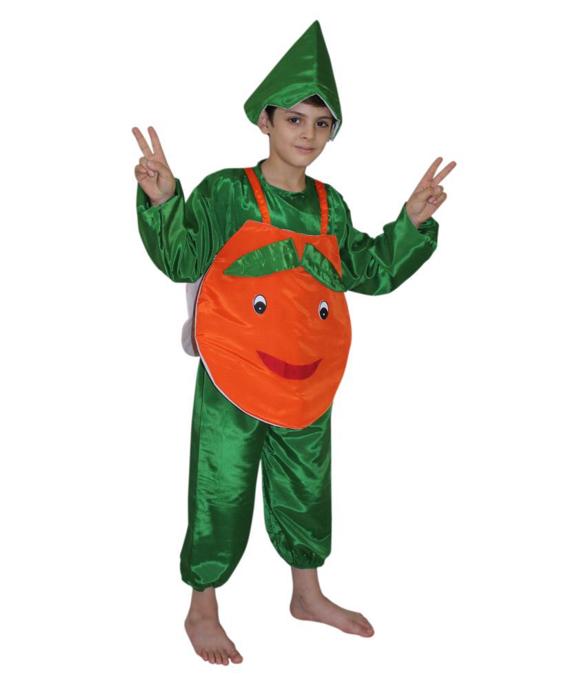     			Kaku Fancy Dresses Orange Fruits Costume For Kids School Annual function/Theme Party/Competition/Stage Shows Dress