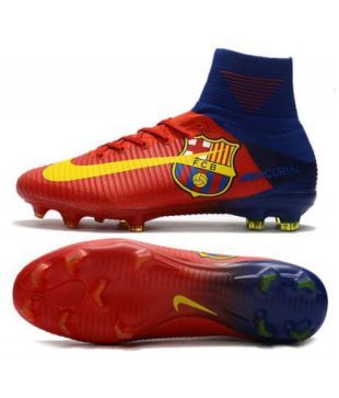 nike red football shoes