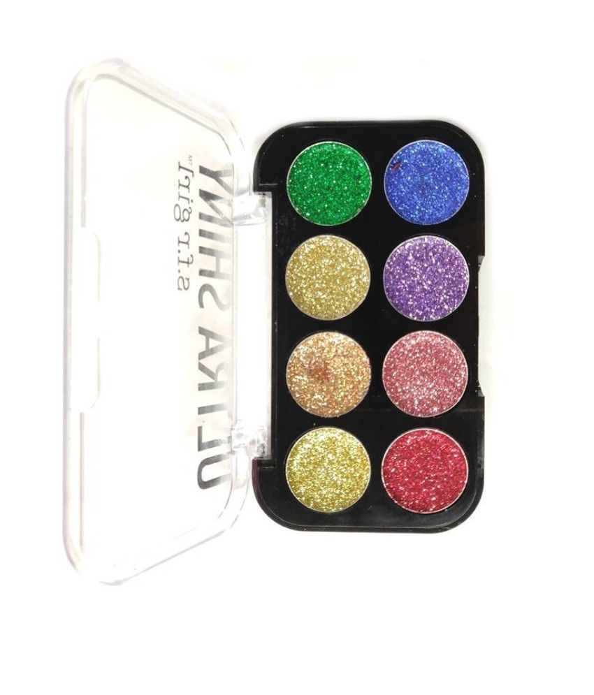 SFR Ultra Shiny Girl Glitter Eyeshadow Palette 8 Shades 12gm Buy SFR