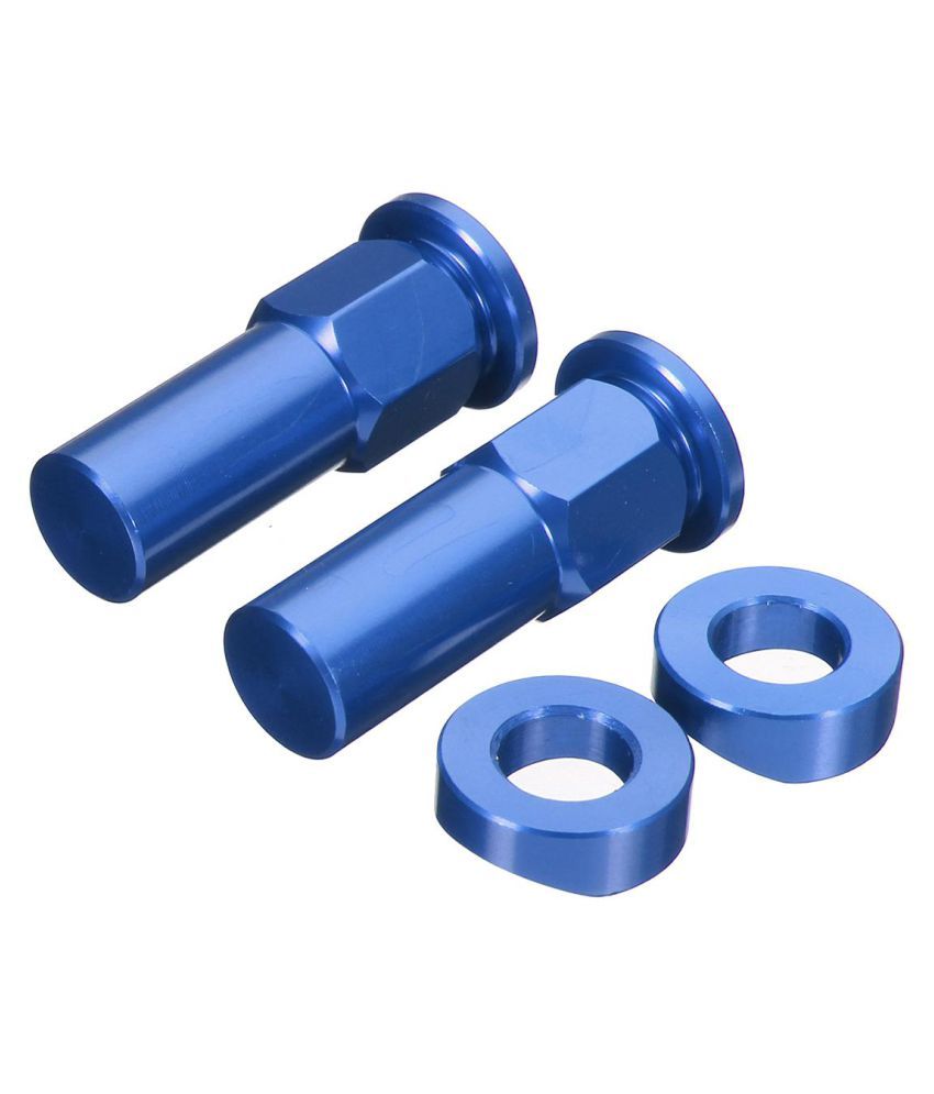 1Pair Motocross Motorbike Rim Lock Covers Nuts Washers With 8mm x 1