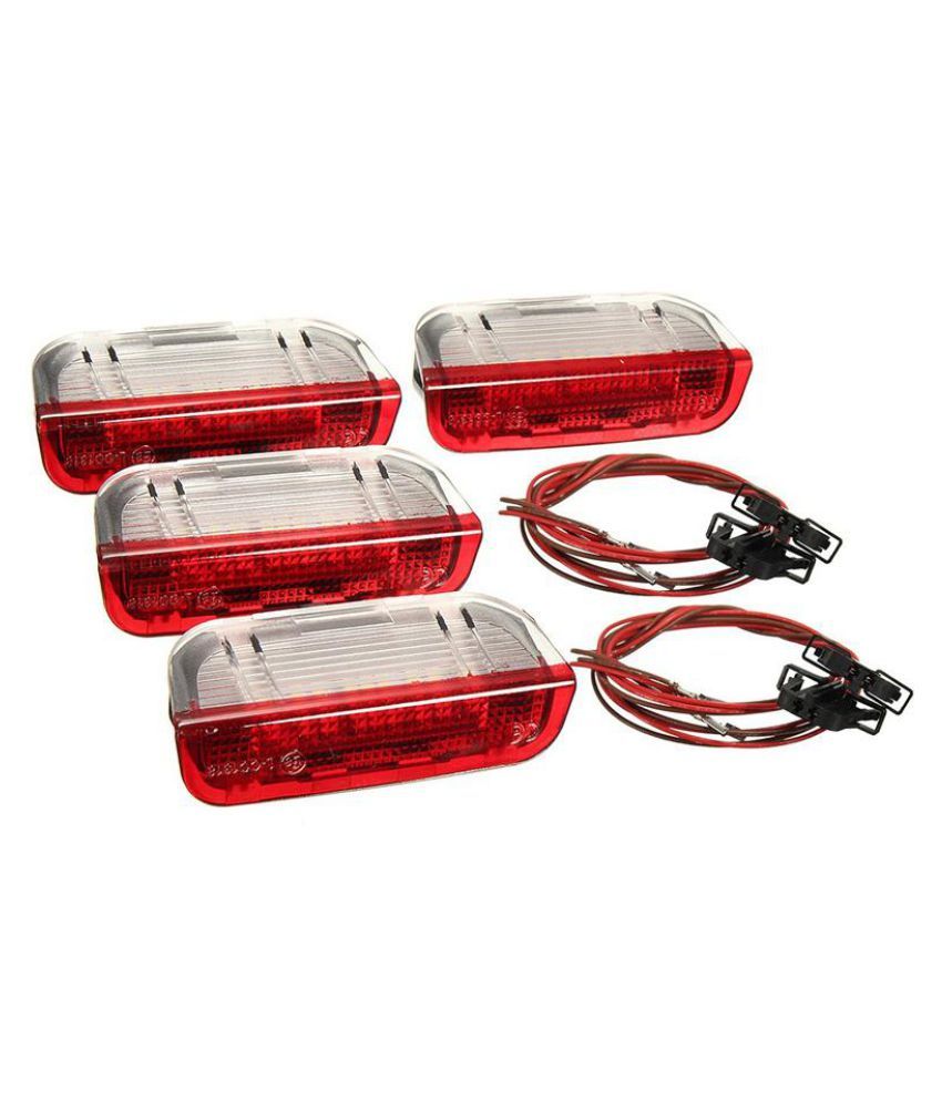 4 Pcs/Set Door Warning Light With Cable For VW/Volkswagen /Golf 5 Golf