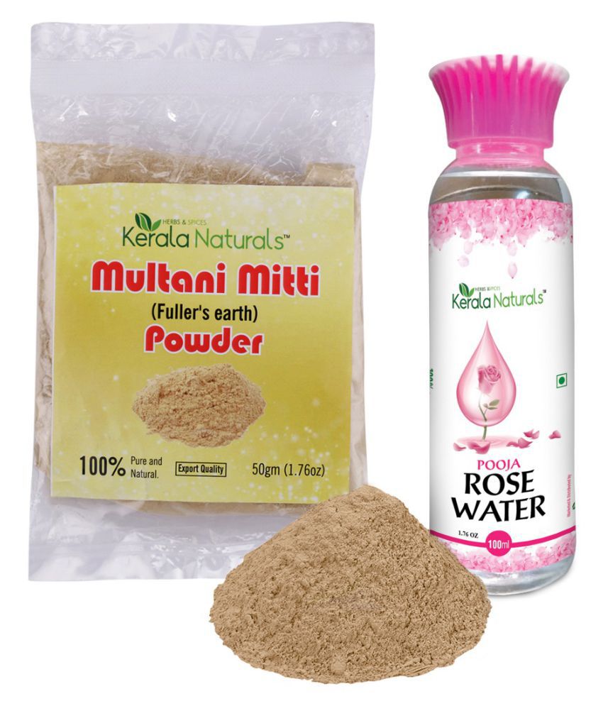mix multani mitti powder with for face