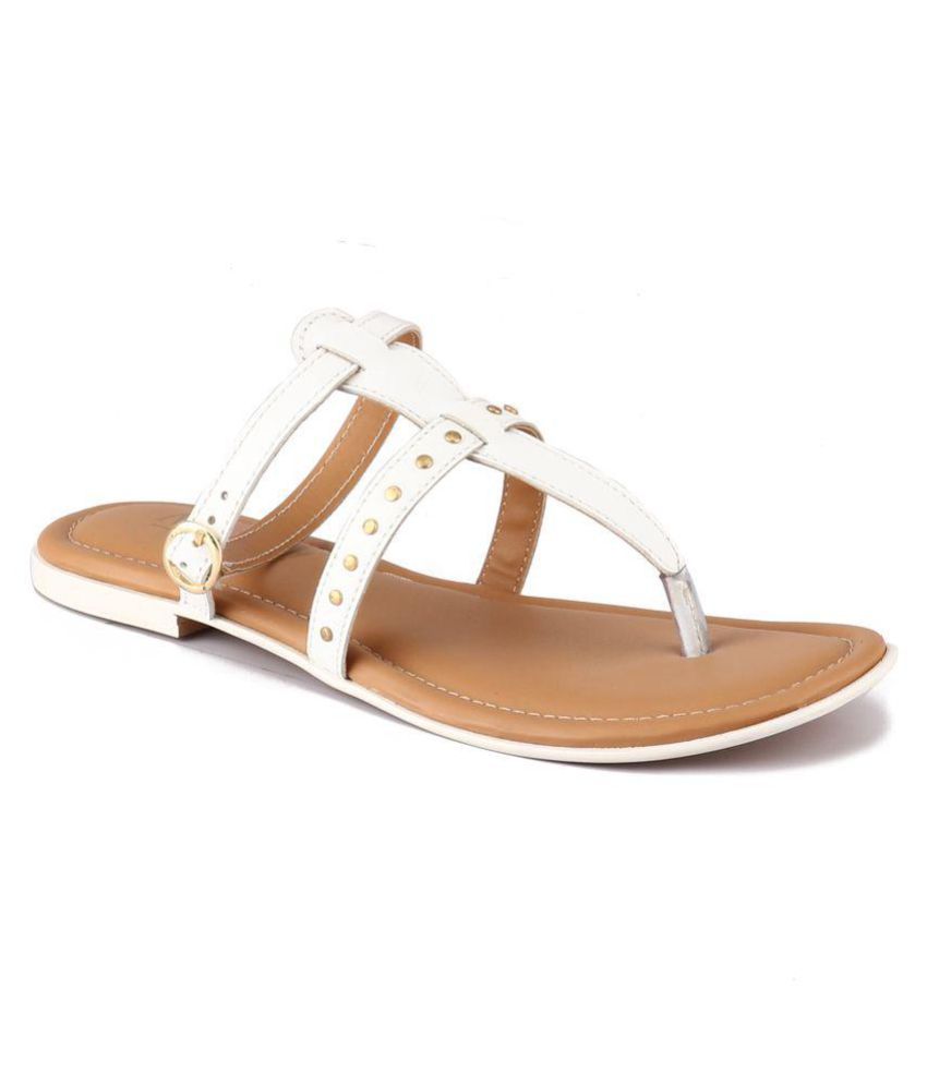 MY MY! White Flats Price in India- Buy MY MY! White Flats Online at ...