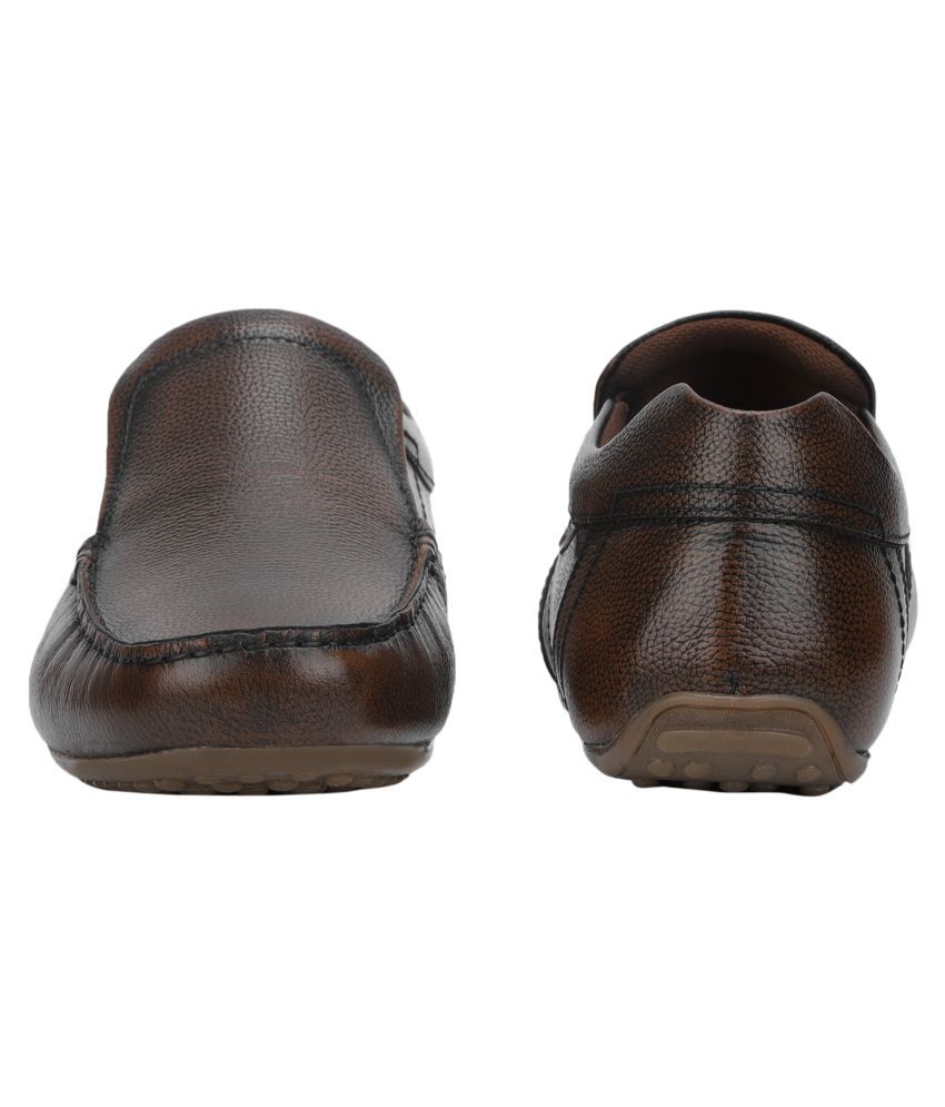 red tape genuine leather slip on shoes