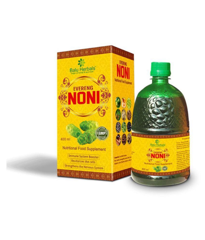     			Balu Herbals Noni Syrup 400ml Liquid 400 ml Pack Of 1