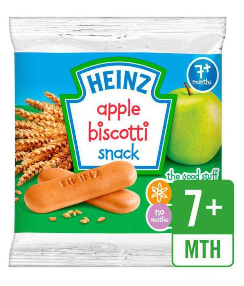 Heinz Baby Food APPLE Biscuits for 6 Months + ( 120 gm )