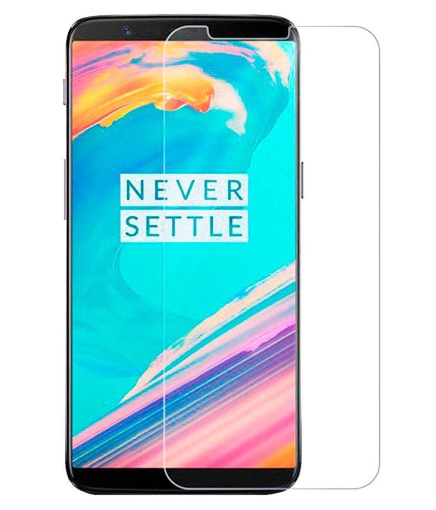 Oneplus 5T Tempered Glass Screen Guard By Case U - Mobile Screen Guards