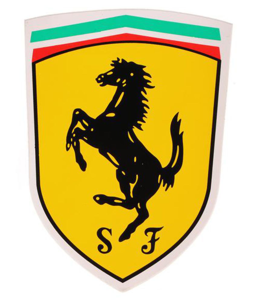 Ferrari Brand Car Sticker Car Decal Car Decoration: Buy Ferrari Brand ...