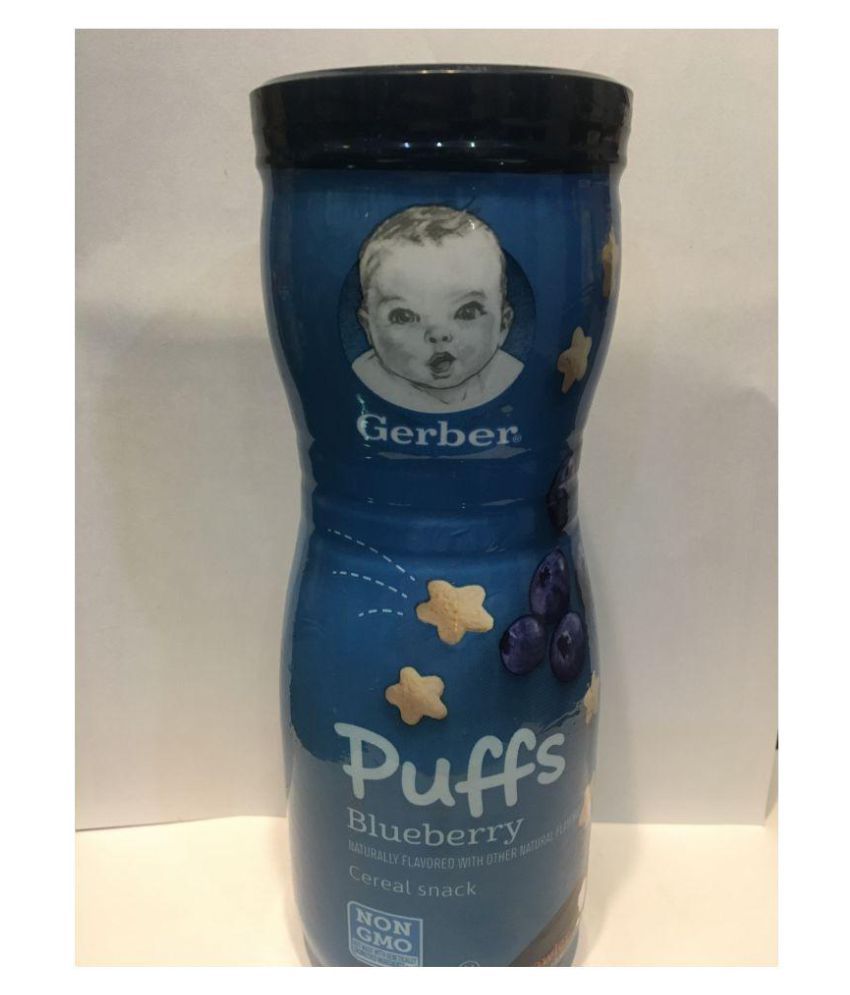 Gerber Baby Food BLUBERRY Snack Foods for 6 Months + ( 42 gm )