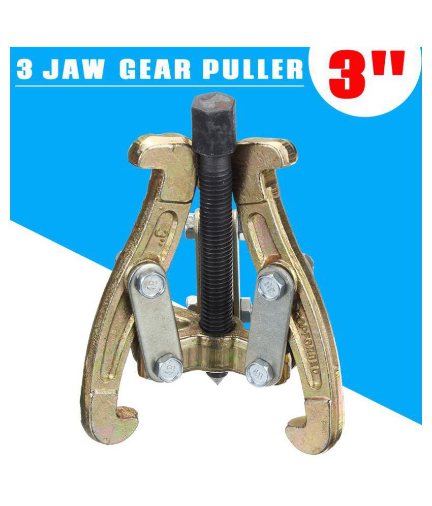 Doersupp 75mm 3 Jaw Bearing Puller Auto Gear Remover Pulling Extractor Reversible Legs Car Van Wheel Gear Pulleys Remover Tools