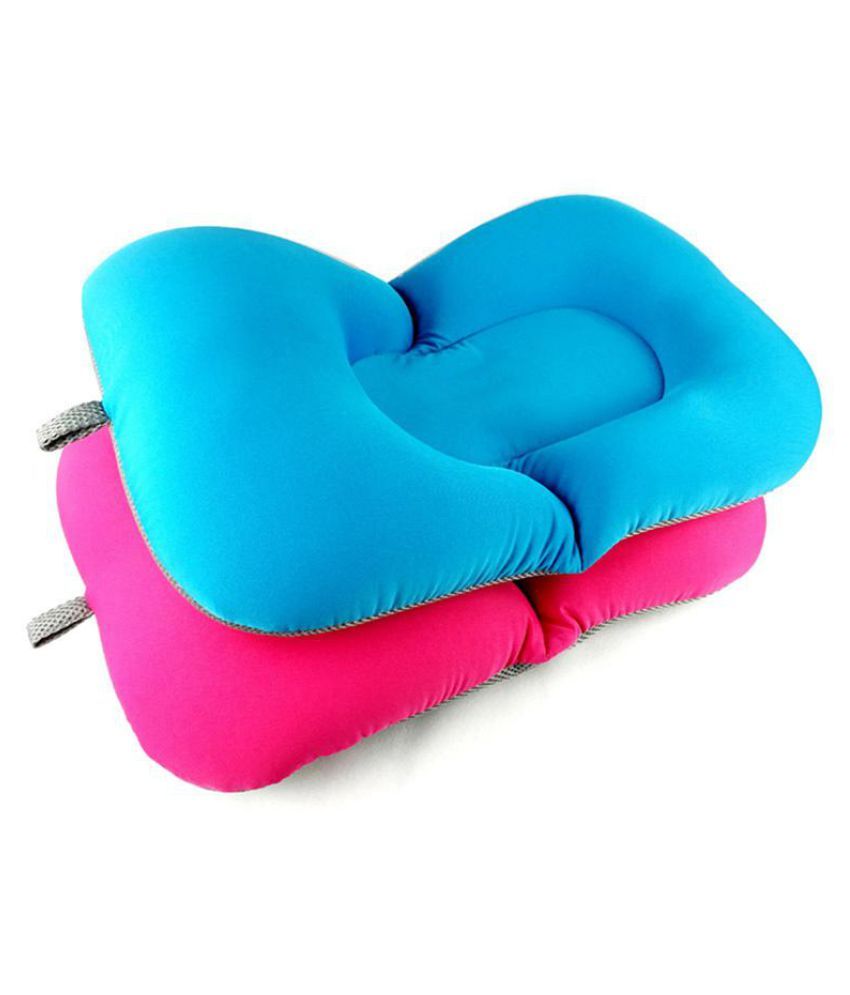 Baby Bath Tub Pillow Pad Lounger Air Cushion Floating Soft Seat Infant