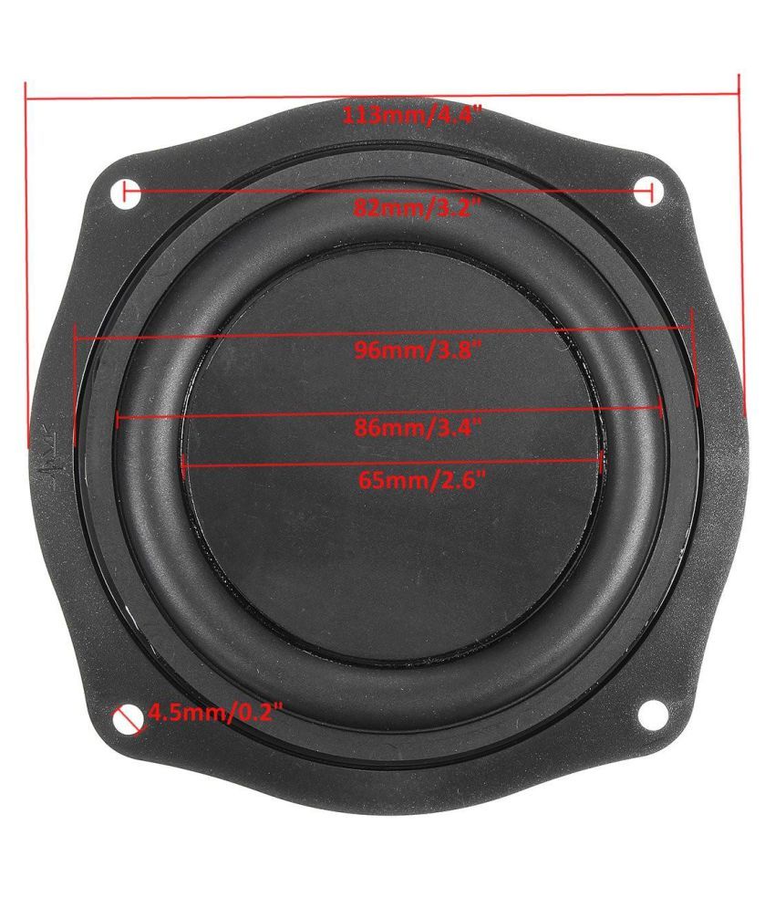 LEORY 4 Inch DIY Bass Speaker Vibrating Membrane Passive Woofer