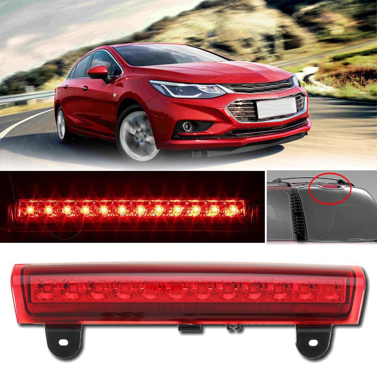 Red Housing Rear Tail Roof Led 3rd Third Brake Stop Light