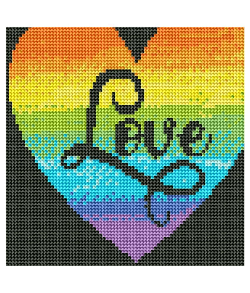 5D DIY Full Drill Diamond Painting Love Cross Stitch Embroidery Mosaic Kit Decor
