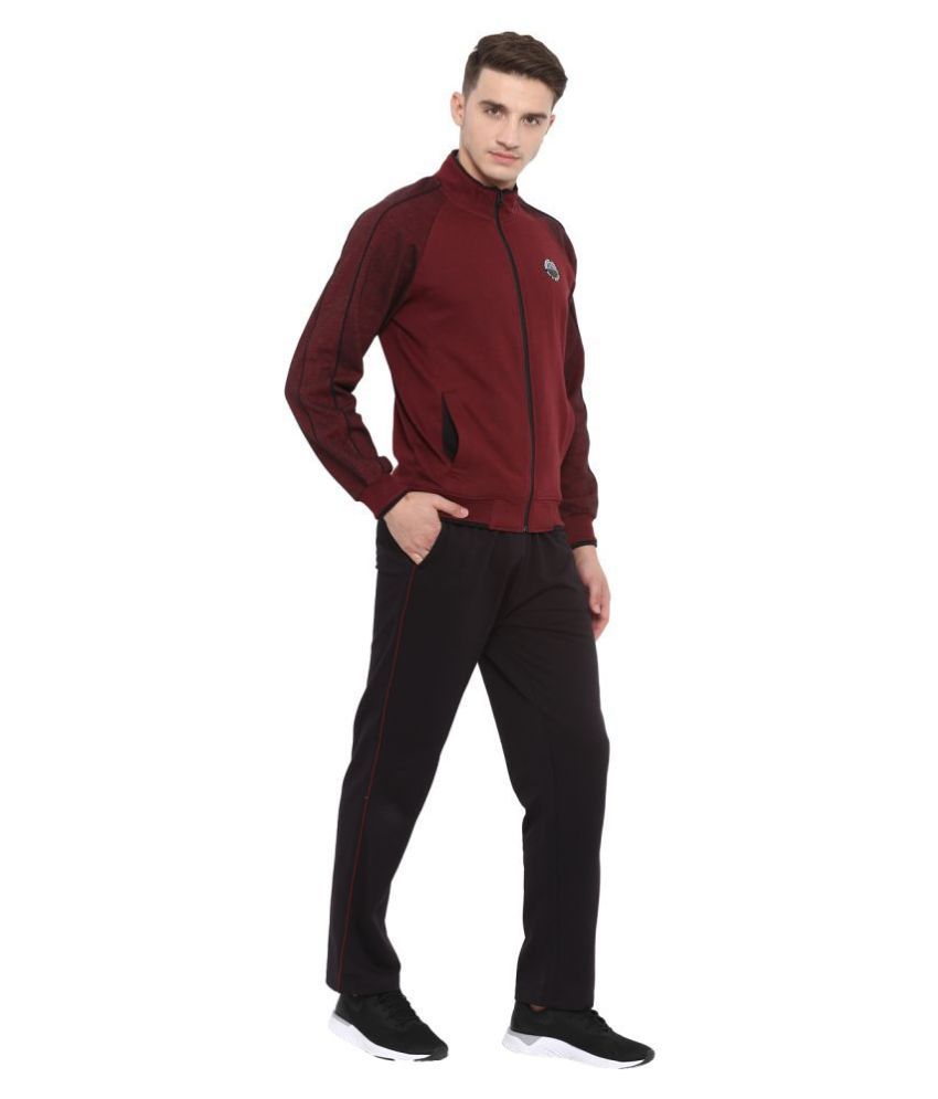 maroon tracksuit womens