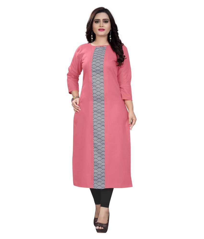 pink kurti matching pant