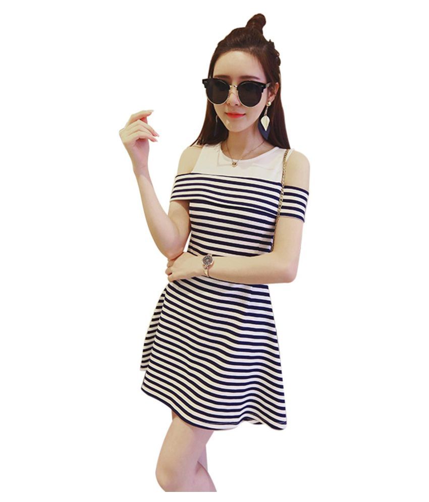 strip dress for women