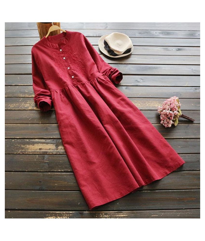 ladies midi shirt dress uk