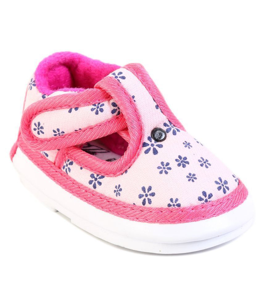 CHIU ChuChu Pink Shoes With velcro For2428 Months Baby CHIU ChuChu Pink Shoes With velcro For2428 Months Baby