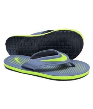 nike slippers green