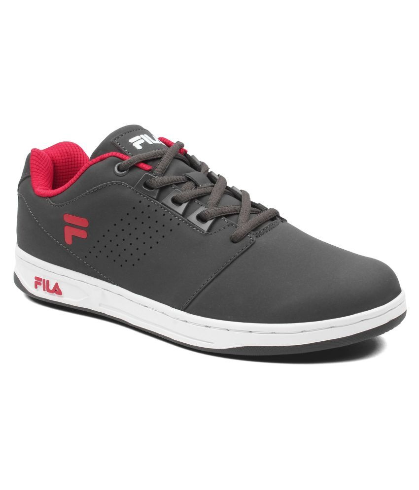 gray fila sneakers