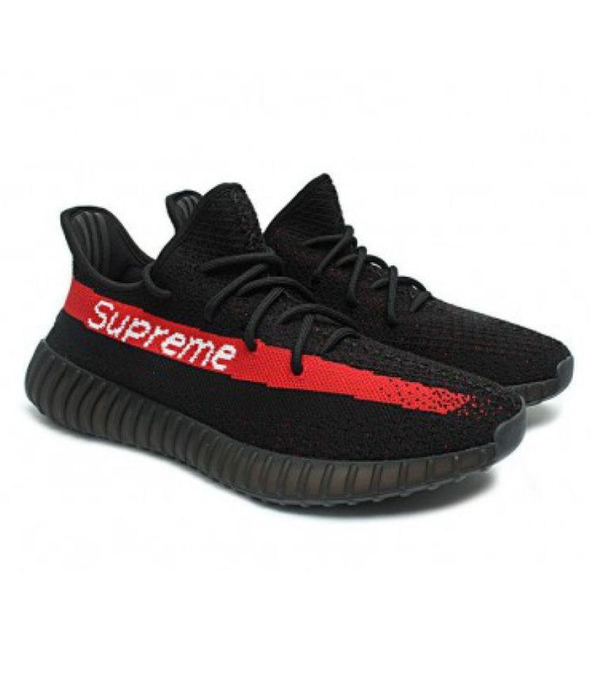 Adidas Yeezy Boost 350 Supreme Black Running Shoes - Adidas Yeezy 350 Supreme Black Shoes Online at Best Prices in India on Snapdeal