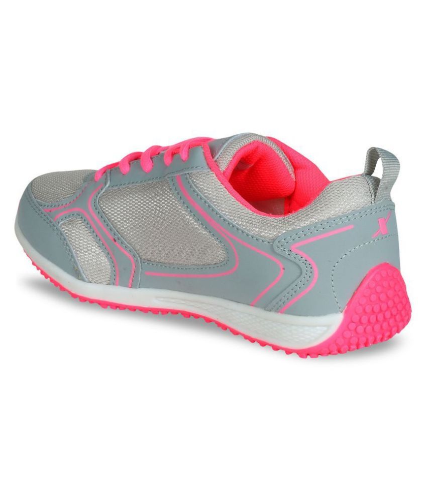 sparx women grey running shoes
