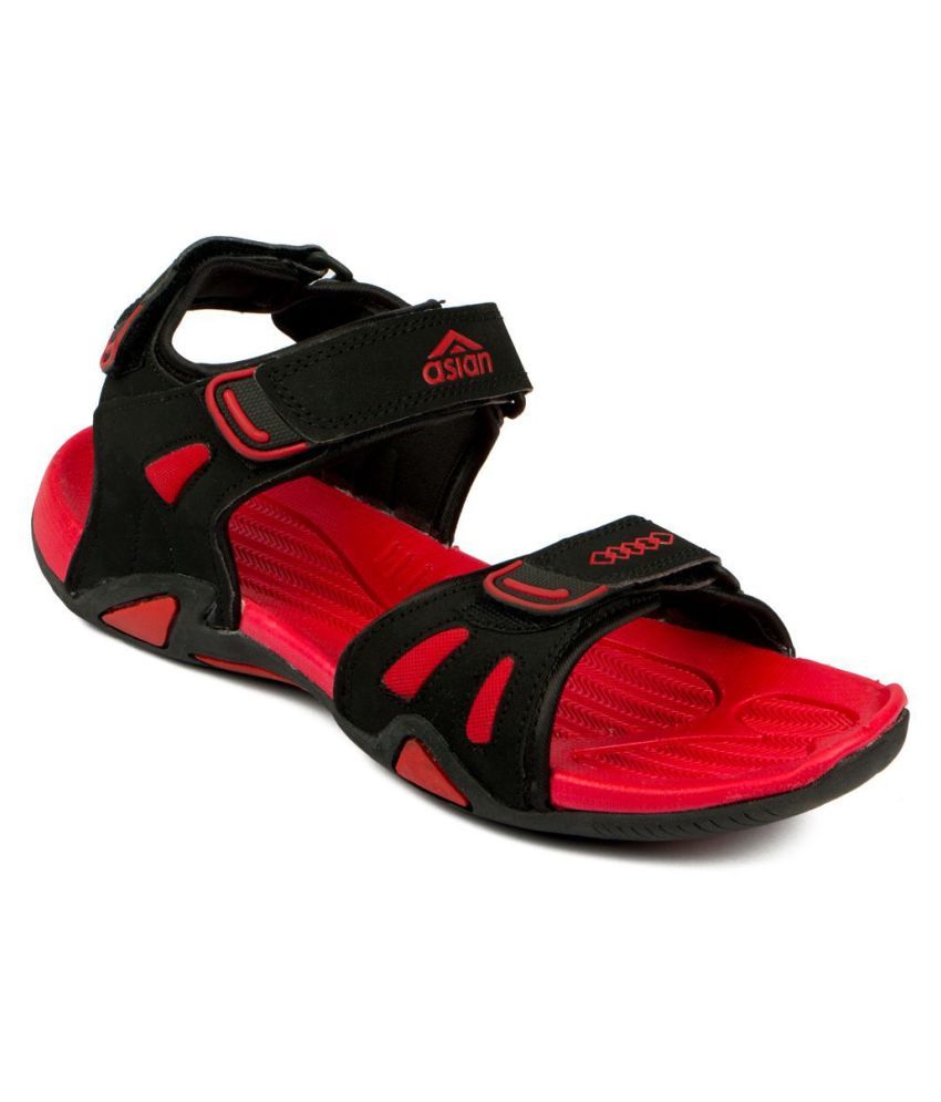 ASIAN Black Eva Floater Sandals - Buy ASIAN Black Eva Floater Sandals Online at Best Prices in 