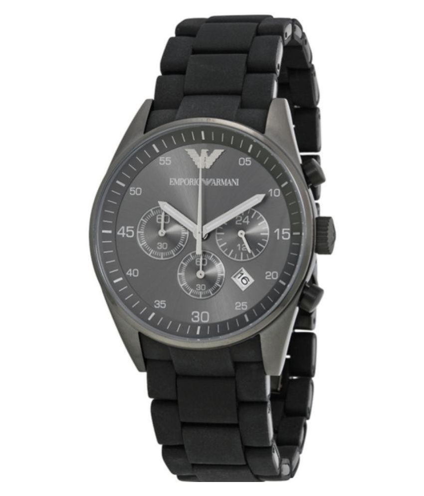 Emporio Armani AR5889 Silicon Chronograph Men's Watch - Buy Emporio Armani  AR5889 Silicon Chronograph Men's Watch Online at Best Prices in India on  Snapdeal