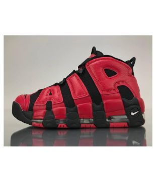 black and red air uptempo