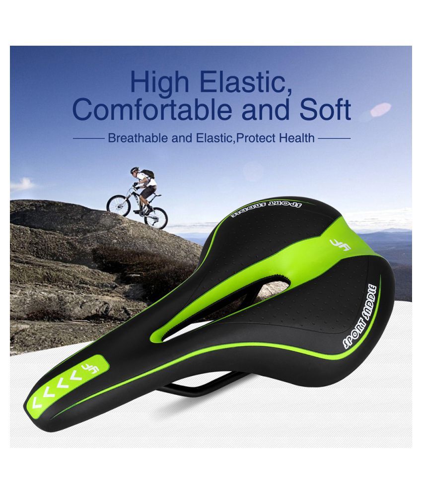 Mountain Bike Saddle Seat Bike Bicycle Gel Cruiser Breathable Sporty Soft Pad