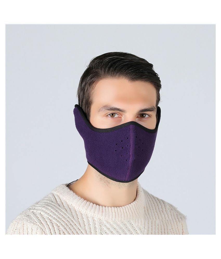 Men Women Winter Warm Mask Fleece Earmuffs Riding Ski Snowboard