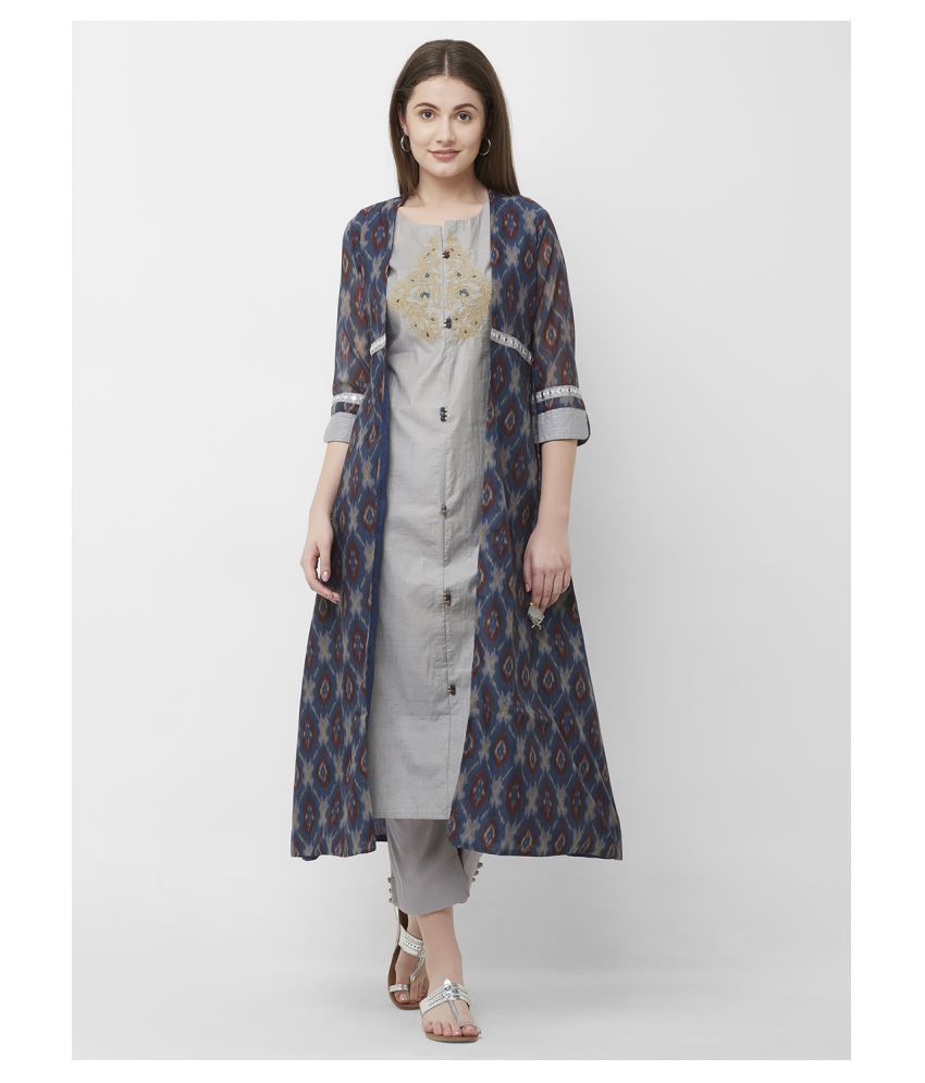 silk kurti with pant