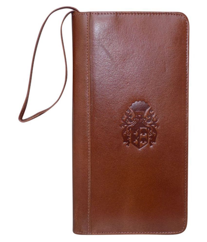     			Style 98 Fashion Leather Brown Passport Holder