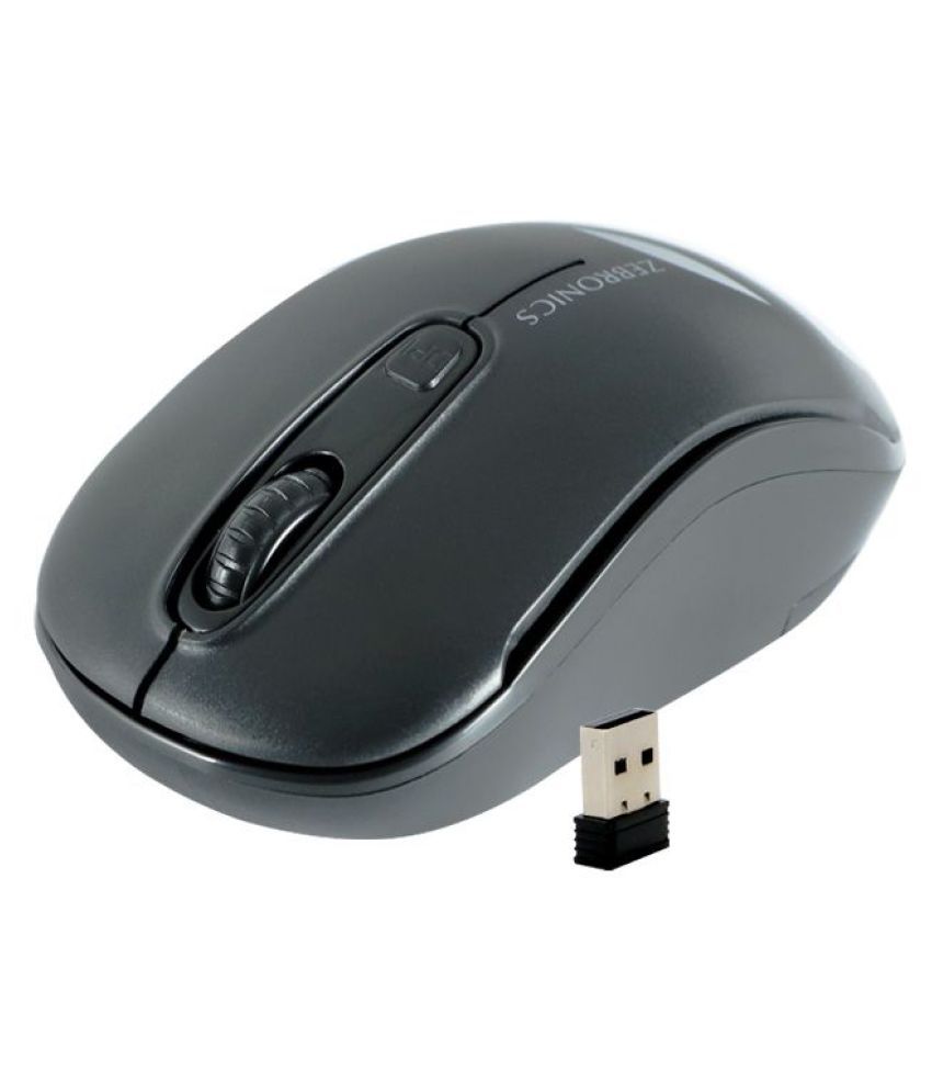 Zebronics DASH 1600 DPI Black Wireless Mouse - Buy Zebronics DASH 1600 ...
