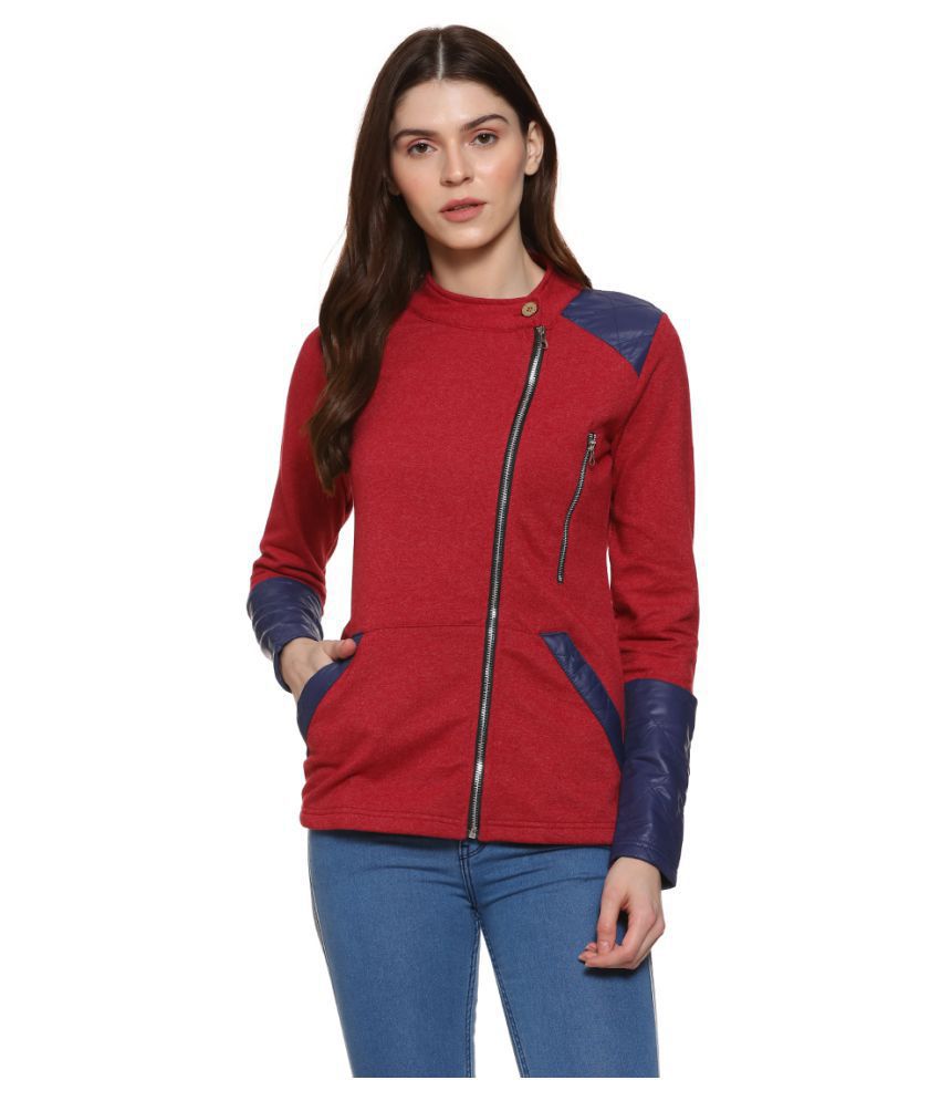 Campus Sutra Cotton Red Jackets