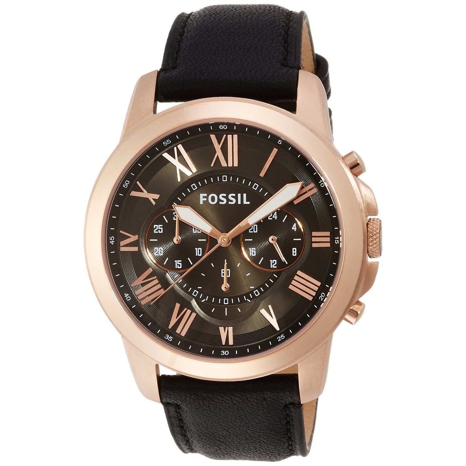 Fossil FS5085 Leather Chronograph Men's Watch - Buy Fossil FS5085 Leather Chronograph Men's 