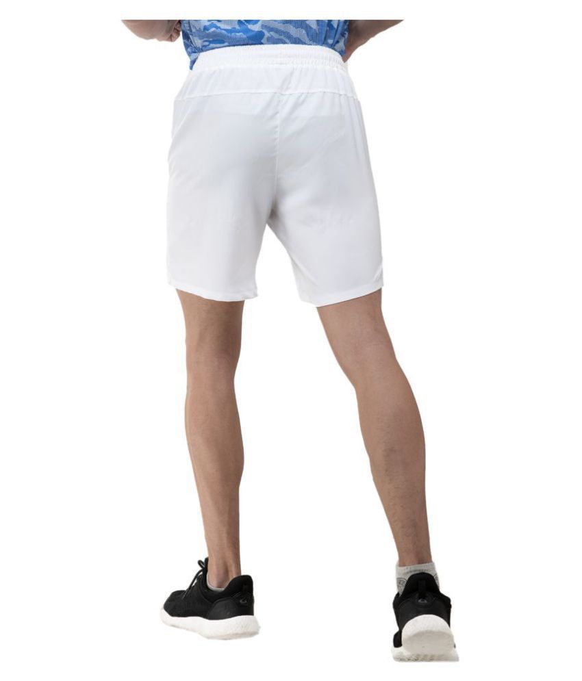 ACTIVE & ALIVE White Polyester Running Shorts - Buy ACTIVE & ALIVE ...