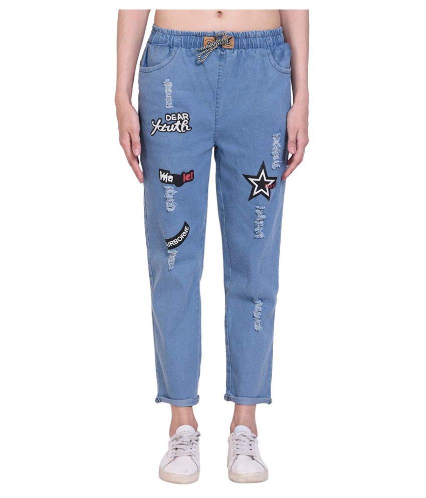 country denim jogger pants