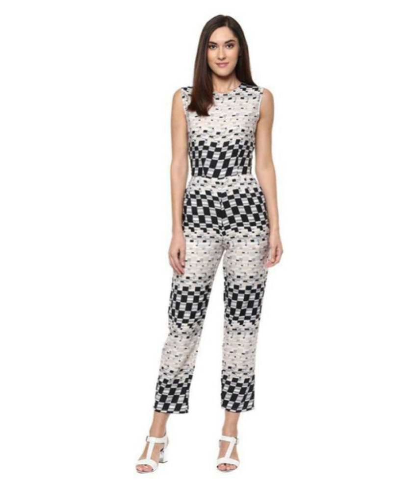 white crepe jumpsuit