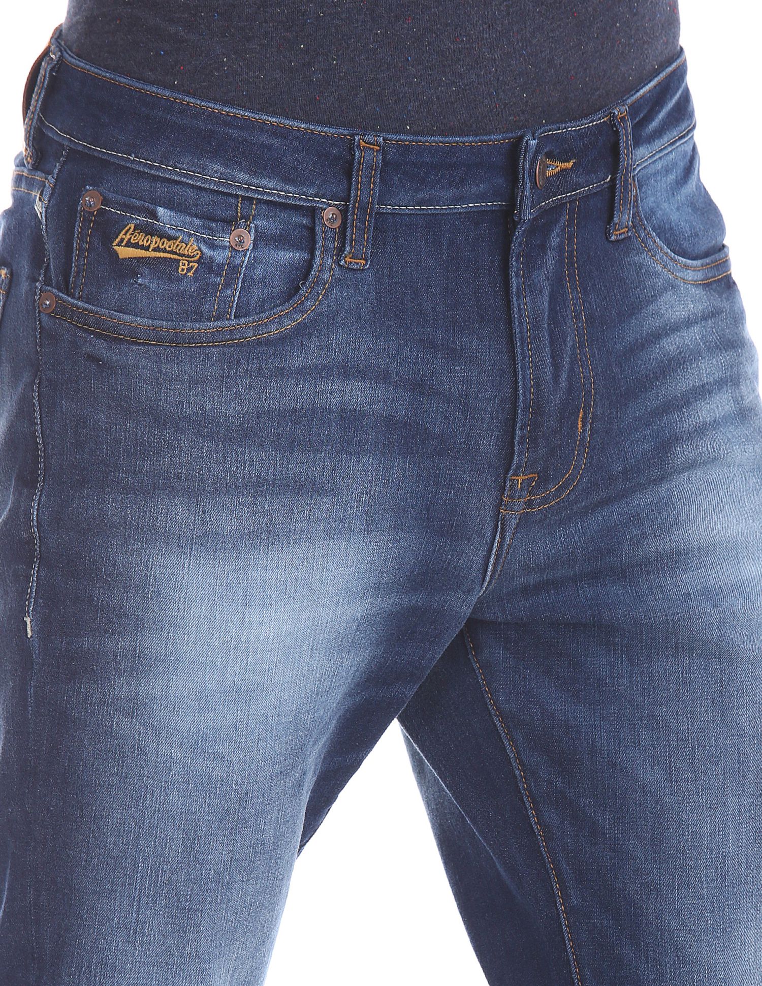 Aeropostale Blue Slim Jeans - Buy Aeropostale Blue Slim Jeans Online at ...