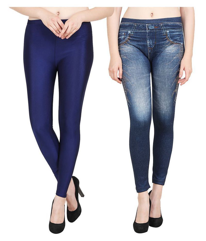 polyester jeggings